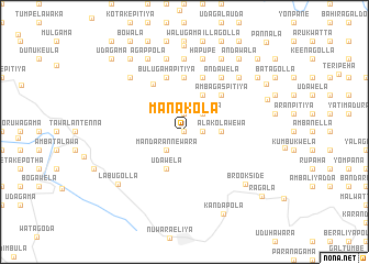 map of Manakola