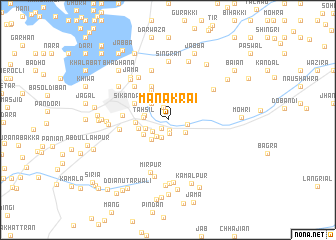 map of Mānakrai