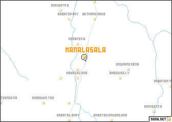 map of Manalasala