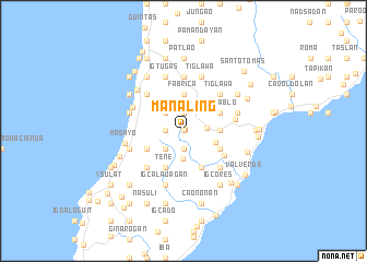 map of Manaling