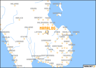 map of Manalog