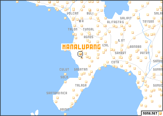 map of Manalupang