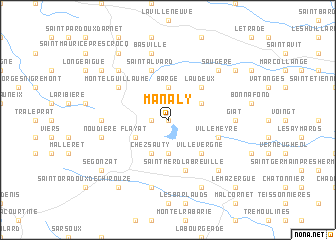 map of Manaly