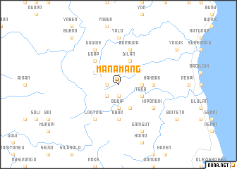 map of Manamang