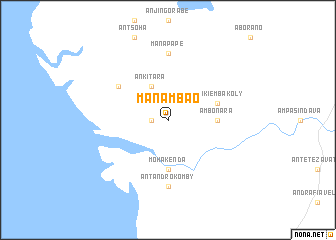map of Manambao