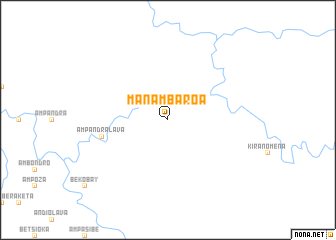 map of Manambaroa