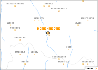 map of Manambaroa