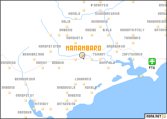 map of Manambaro