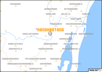 map of Manambatana
