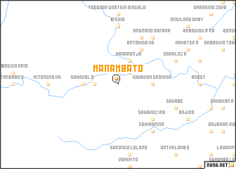 map of Manambato