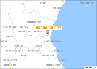 map of Manambolosy