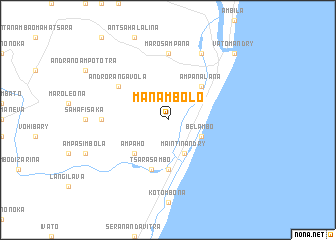 map of Manambolo