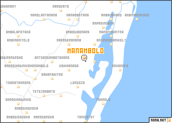 map of Manambolo