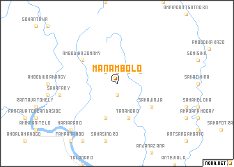 map of Manambolo
