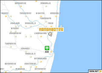 map of Manambotra