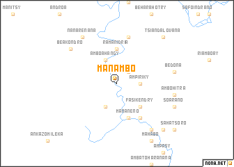 map of Manambo