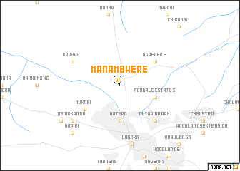 map of Manambwere