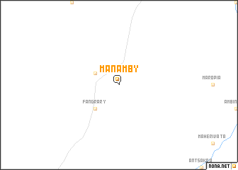 map of Manamby