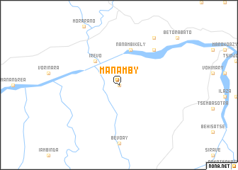 map of Manamby