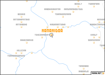 map of Manamidoa