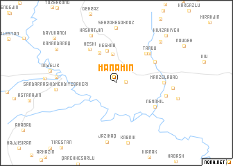map of Manāmīn
