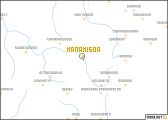 map of Manamisoa