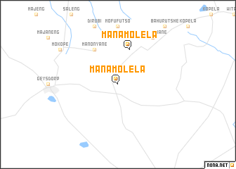 map of Manamolela