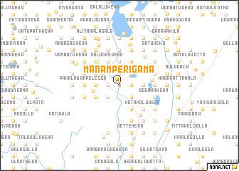 map of Manamperigama