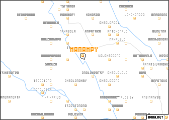 map of Manampy