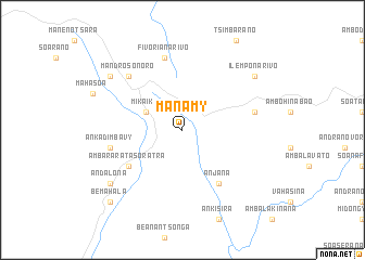 map of Manamy