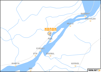 map of Manam
