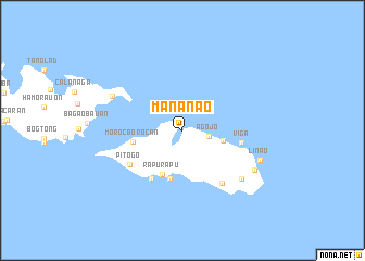 map of Mananao