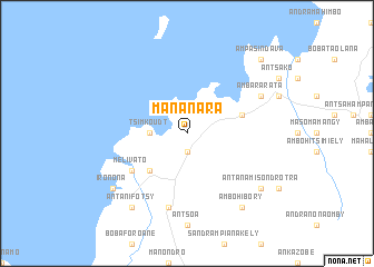 map of Mananara