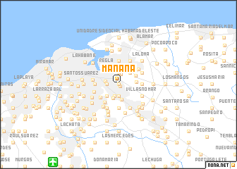 map of Mañana