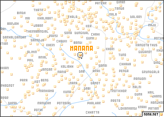 map of Manāna