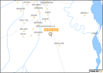map of Manāna