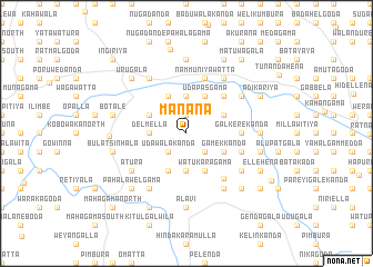 map of Manana