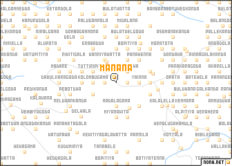 map of Manana