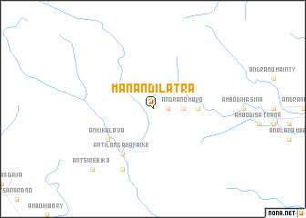 map of Manandilatra