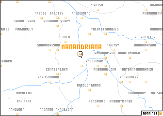 map of Manandriana