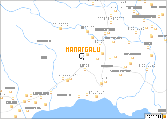 map of Manangalu