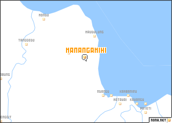 map of Manangamihi