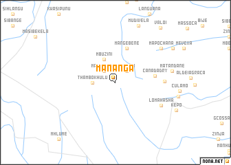 map of Mananga