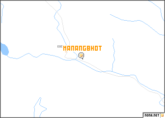 map of Manangbhot