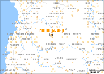 map of Manangduan