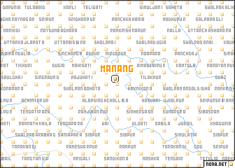 map of Manāng