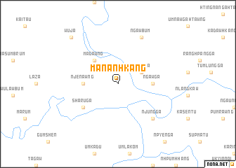 map of Mananhkang