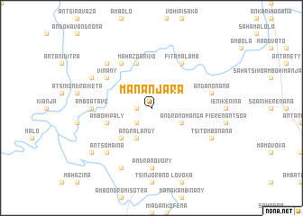 map of Mananjara