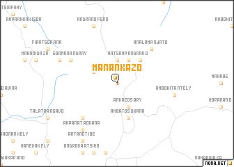 map of Manankazo