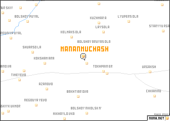 map of Manan-Muchash